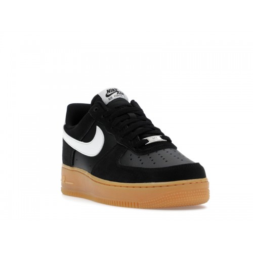 Nike Air Force 1 Low 07 LV8 Black Summit White Gum - мужская сетка размеров