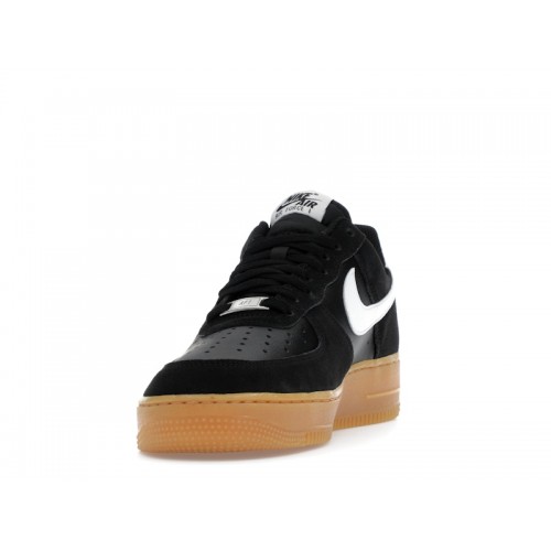 Nike Air Force 1 Low 07 LV8 Black Summit White Gum - мужская сетка размеров