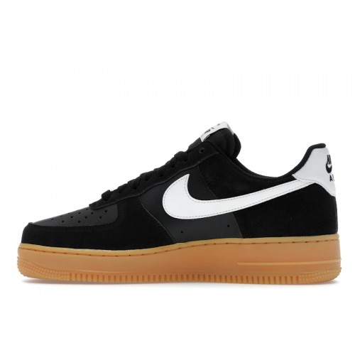 Nike Air Force 1 Low 07 LV8 Black Summit White Gum - мужская сетка размеров