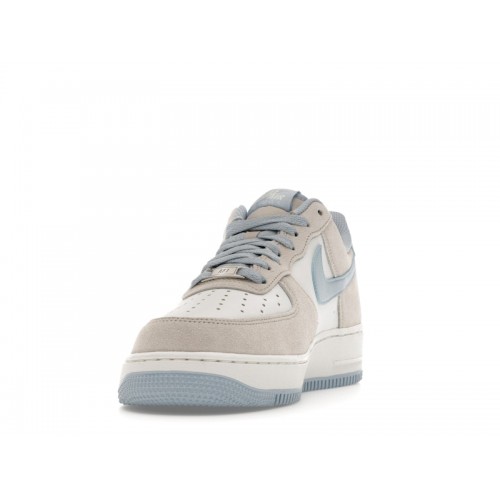 Nike Air Force 1 Low 07 LV8 Light Bone Light Armory Blue - мужская сетка размеров