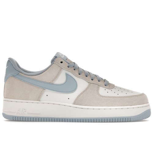 Nike Air Force 1 Low 07 LV8 Light Bone Light Armory Blue - мужская сетка размеров