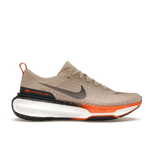 Кроссы Nike ZoomX Invincible Run 3 Oatmeal Safety Orange - мужская сетка размеров