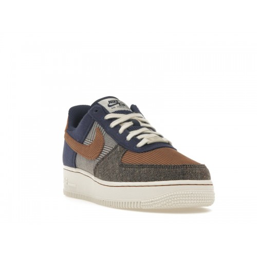 Nike Air Force 1 Low 07 PRM Tweed Midnight Navy Corduroy - мужская сетка размеров