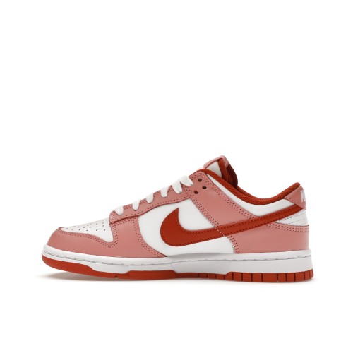 Кроссы Nike Dunk Low Red Stardust (W) - женская сетка размеров