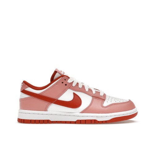 Кроссы Nike Dunk Low Red Stardust (W) - женская сетка размеров