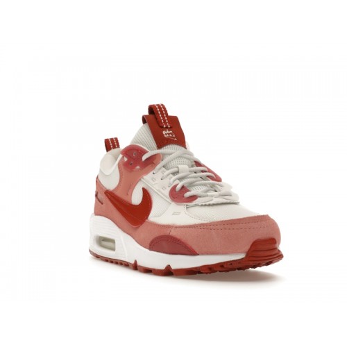 Кроссы Nike Air Max 90 Futura Red Stardust (W) - женская сетка размеров