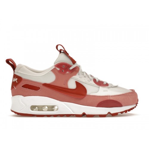 Кроссы Nike Air Max 90 Futura Red Stardust (W) - женская сетка размеров