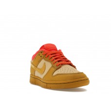 Женские кроссовки Nike Dunk Low Bronzine Sesame Picante Red (W)