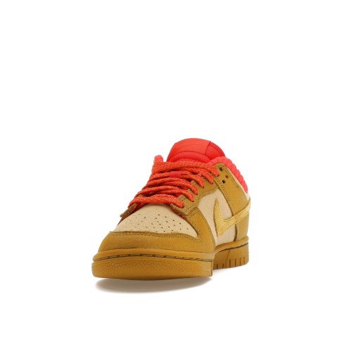 Кроссы Nike Dunk Low Bronzine Sesame Picante Red (W) - женская сетка размеров