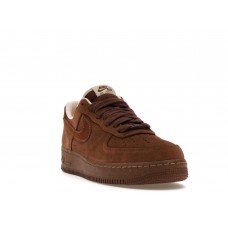 Женские кроссовки Nike Air Force 1 Low 07 Suede Cacao Wow (W)