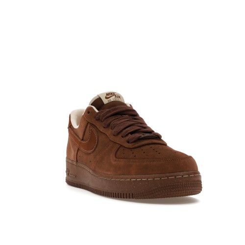 Кроссы Nike Air Force 1 Low 07 Suede Cacao Wow (W) - женская сетка размеров