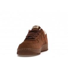Женские кроссовки Nike Air Force 1 Low 07 Suede Cacao Wow (W)