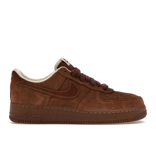 Кроссы Nike Air Force 1 Low 07 Suede Cacao Wow (W) - женская сетка размеров