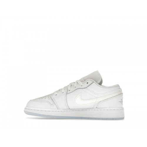 Кроссы Jordan 1 Low SE Glitter Swoosh (GS) - подростковая сетка размеров