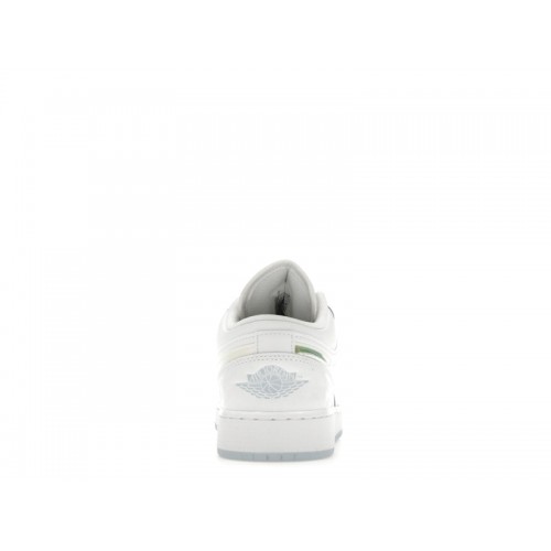 Кроссы Jordan 1 Low SE Glitter Swoosh (GS) - подростковая сетка размеров
