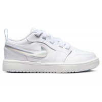 Детские Jordan 1 Low ALT SE White Summit White Ice Blue (PS)