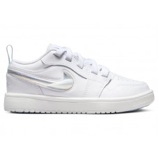 Детские Jordan 1 Low ALT SE White Summit White Ice Blue (PS)