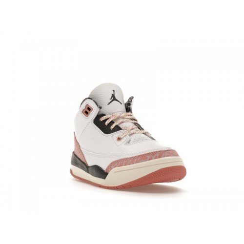 Кроссы Jordan 3 Retro Red Stardust (PS) - детская сетка размеров
