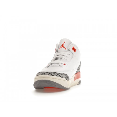 Кроссы Jordan 3 Retro Georgia Peach (PS) - детская сетка размеров