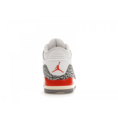 Кроссы Jordan 3 Retro Georgia Peach (PS) - детская сетка размеров