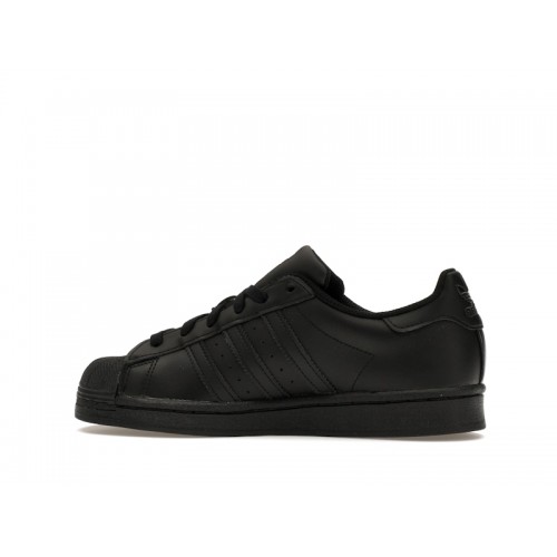 adidas Superstar Triple Black (GS) - подростковая сетка размеров
