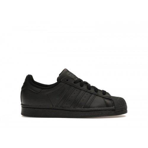 adidas Superstar Triple Black (GS) - подростковая сетка размеров