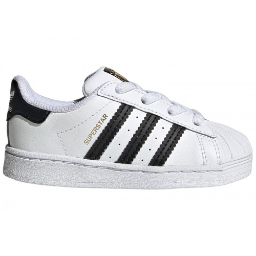 adidas Superstar Cloud White Core Black (TD) - детская сетка размеров