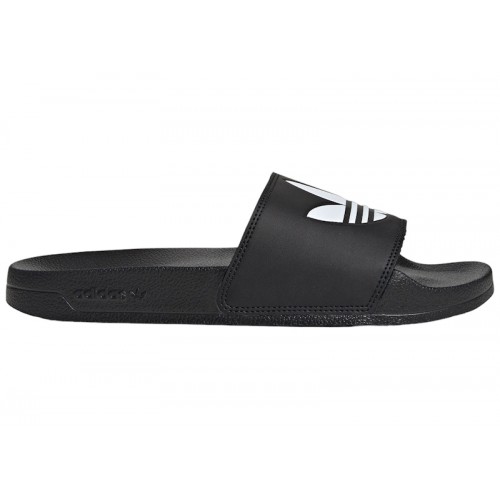 adidas Adilette Lite Slides Core Black Cloud White - мужская сетка размеров