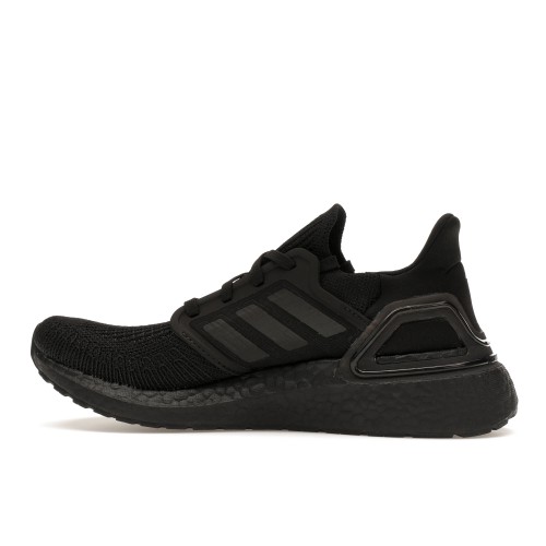 Кроссы adidas Ultra Boost 20 Triple Black (W) - женская сетка размеров