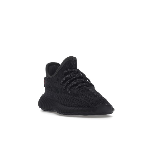 Кроссы adidas Yeezy Boost 350 V2 Black (Infants) (Non-Reflective) - детская сетка размеров