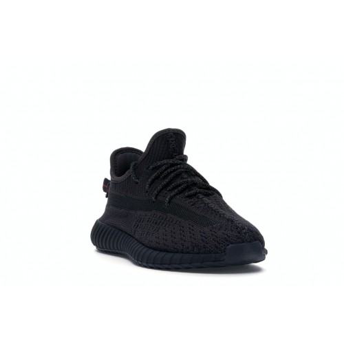 Кроссы adidas Yeezy Boost 350 V2 Black (Non-Reflective) (Kids) - детская сетка размеров