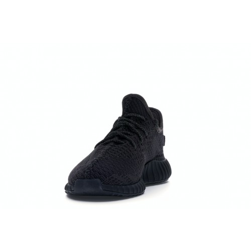 Кроссы adidas Yeezy Boost 350 V2 Black (Non-Reflective) (Kids) - детская сетка размеров