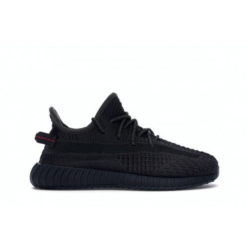 Кроссы adidas Yeezy Boost 350 V2 Black (Non-Reflective) (Kids) - детская сетка размеров