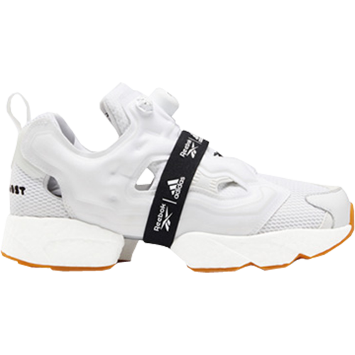 Кроссы Reebok Instapump Fury Boost White Black Gum - мужская сетка размеров