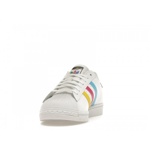 adidas Superstar Colorful Trefoil - мужская сетка размеров