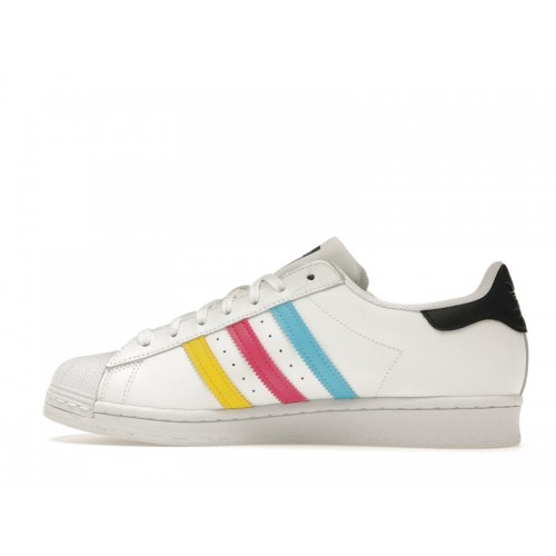 adidas Superstar Colorful Trefoil - мужская сетка размеров