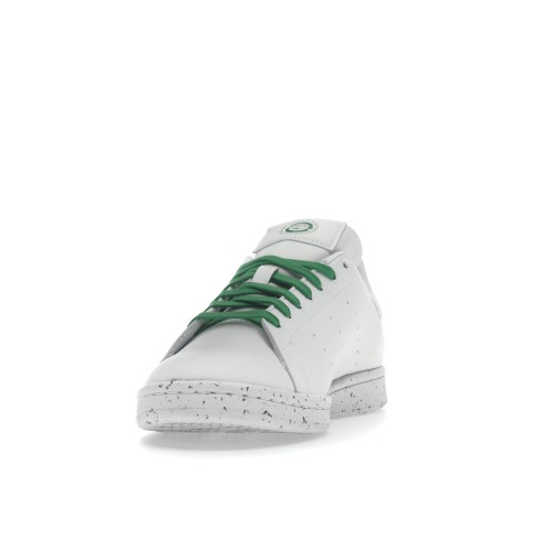 Кроссы adidas Stan Smith Clean Classics White Green - мужская сетка размеров