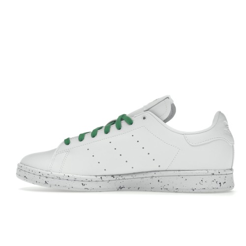 Кроссы adidas Stan Smith Clean Classics White Green - мужская сетка размеров