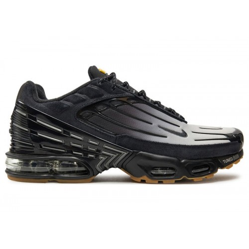 Кроссы Nike Air Max Plus 3 Black Smoke Grey Gum - мужская сетка размеров