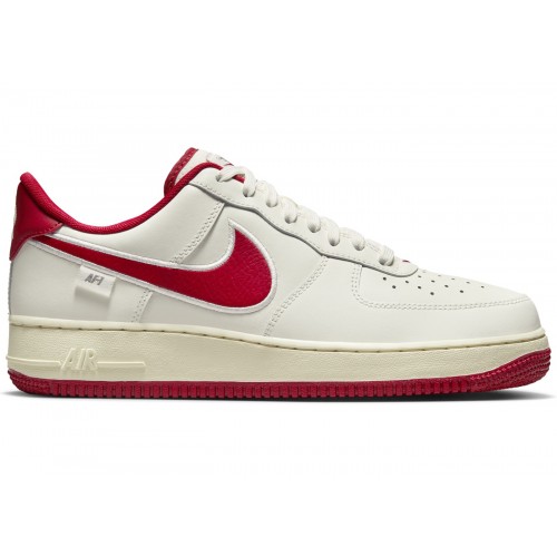 Кроссы Nike Air Force 1 Low 07 Sail Gym Red - мужская сетка размеров