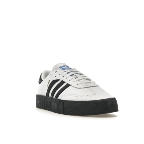 Кроссы adidas Sambarose Footwear White Core Black Bluebird (W) - женская сетка размеров