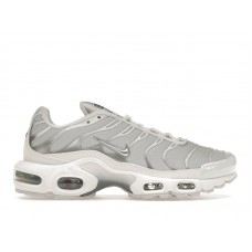 Женские кроссовки Nike Air Max Plus White Metallic Silver (W)