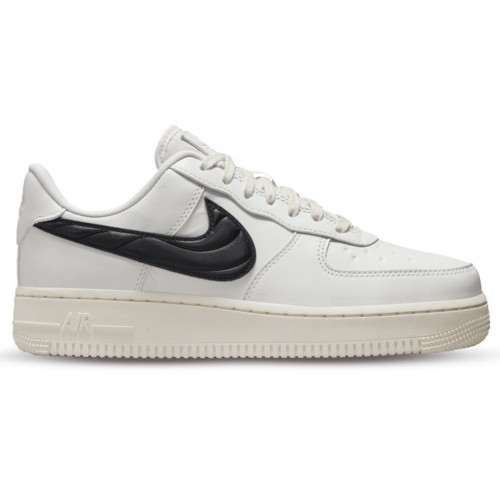 Кроссы Nike Air Force 1 07 Quilted Swoosh Phantom Black (W) - женская сетка размеров