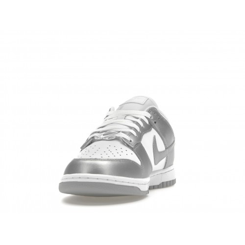 Кроссы Nike Dunk Low Metallic Silver (W) - женская сетка размеров