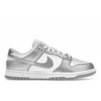 Женские кроссовки Nike Dunk Low Metallic Silver (W)