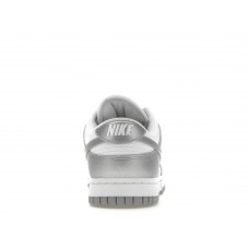 Женские кроссовки Nike Dunk Low Metallic Silver (W)