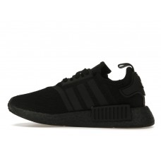Женские кроссовки adidas NMD R1 Triple Black Gold Metallic (W)