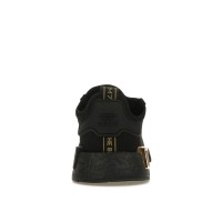 Женские кроссовки adidas NMD R1 Triple Black Gold Metallic (W)