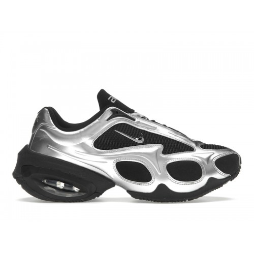 Кроссы Nike Air Max Muse Black Metallic Silver (W) - женская сетка размеров
