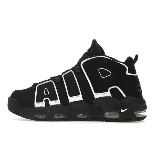 Кроссы Nike Air More Uptempo 96 Black White (2023) - мужская сетка размеров